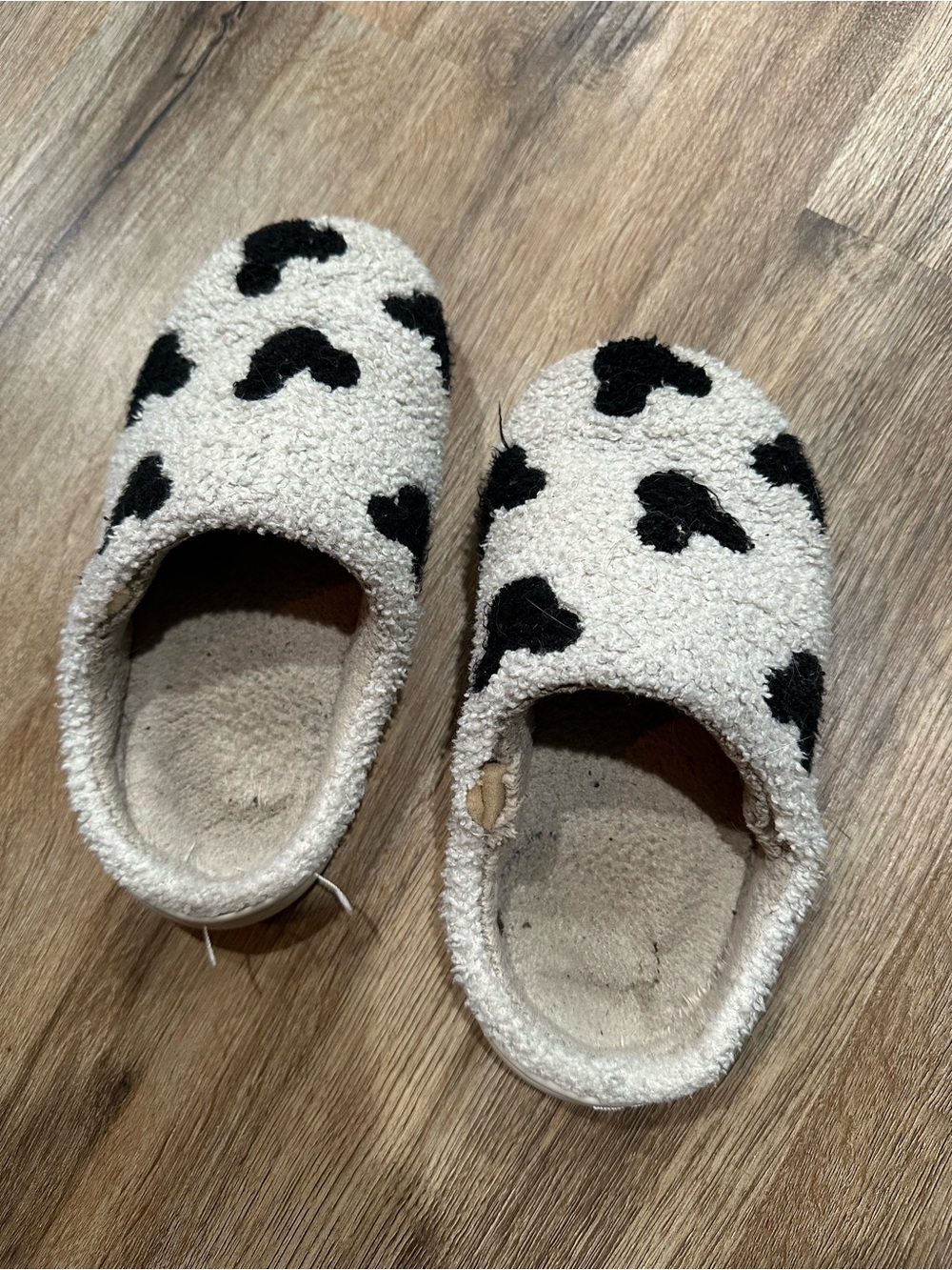 Well worn slippers